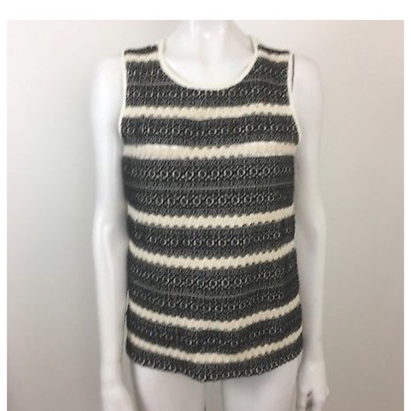 Lucky Brand Open Knit Front Top Size M - Picture 1 of 5
